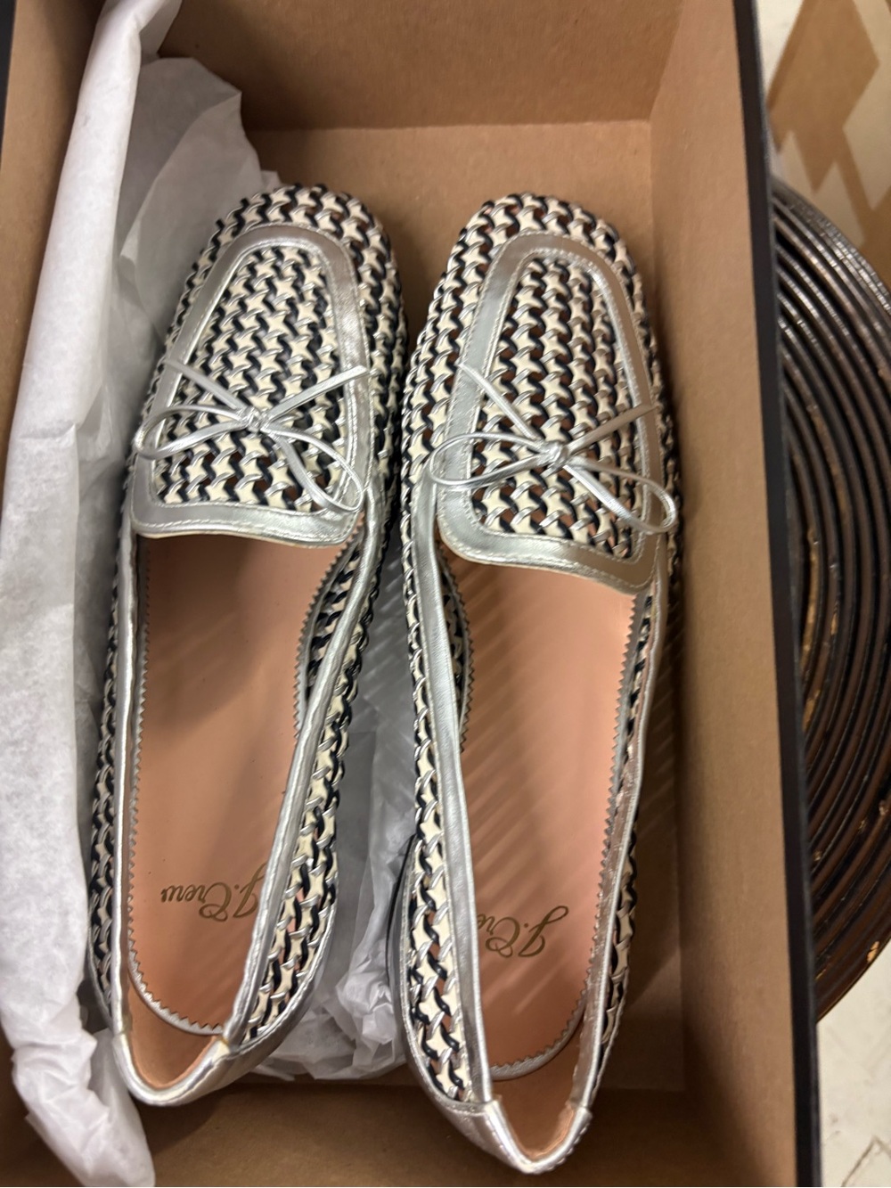 J. Crew Cleo Woven Loafers. Size 9. New.